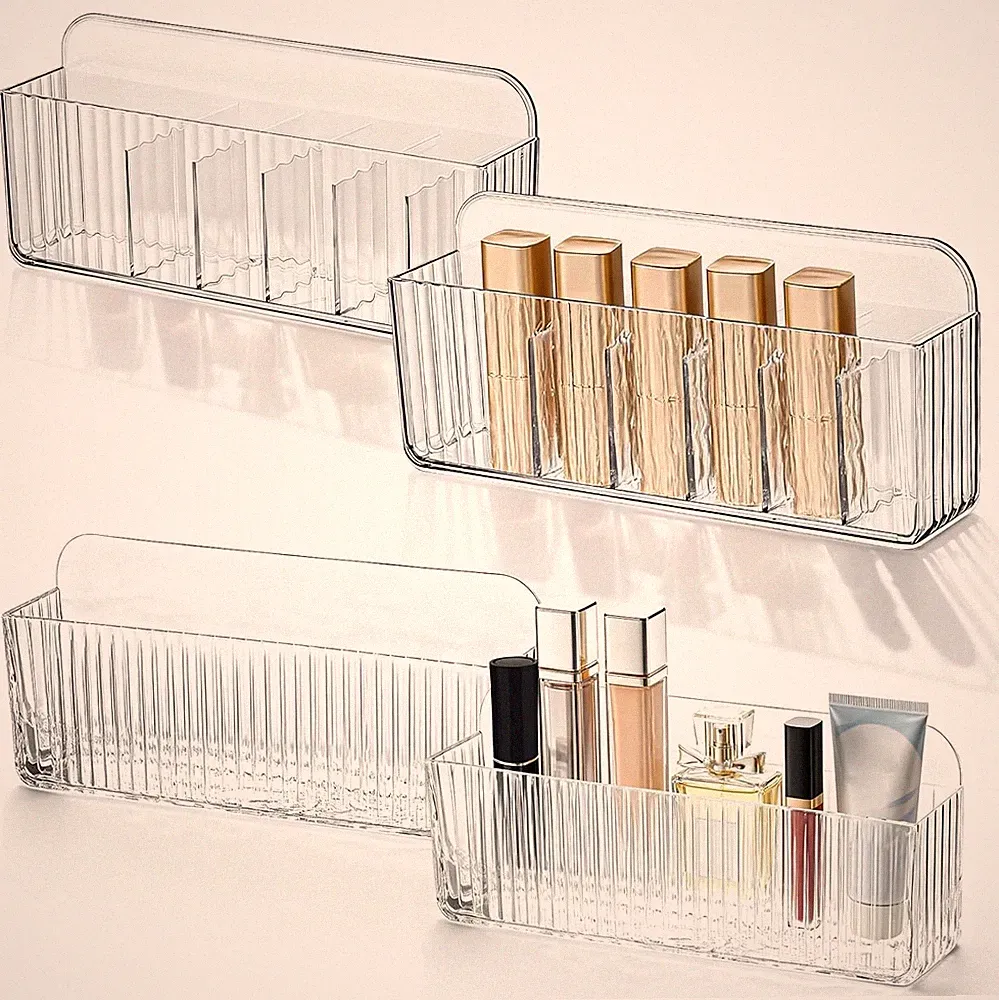 Spiegelschrank Kunststoff 8cm x 19cm x 4cm Wandmontage Kosmetikorganizer