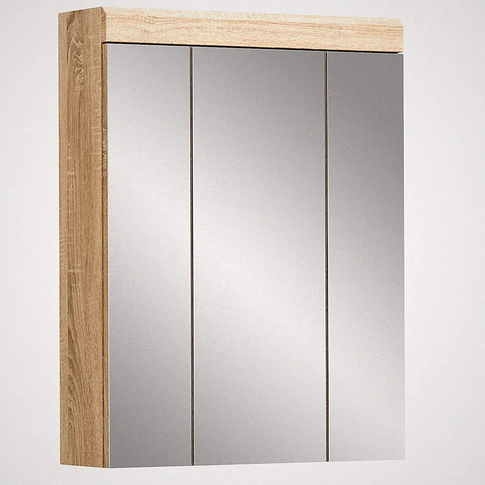 Spiegelschrank LAMBADA - Sonoma Eiche - 60 cm