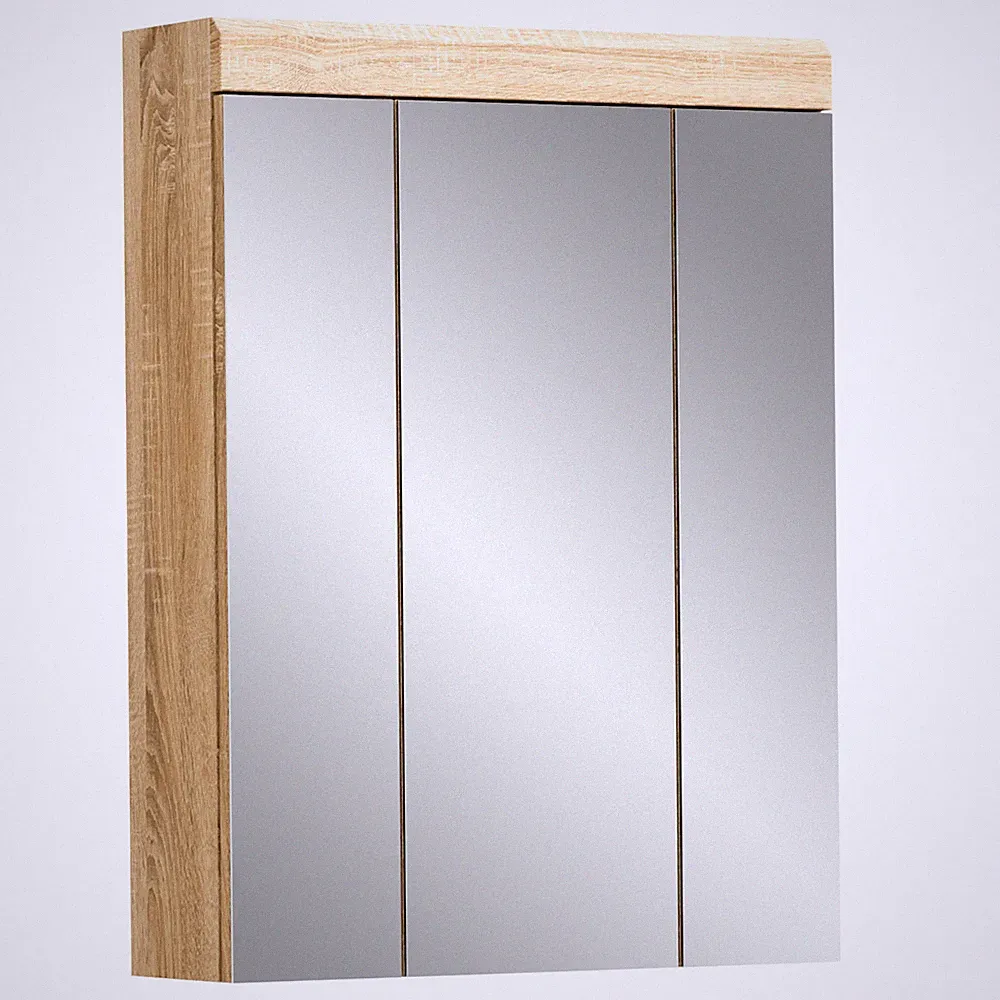 Spiegelschrank LAMBADA - Sonoma Eiche - 60 cm