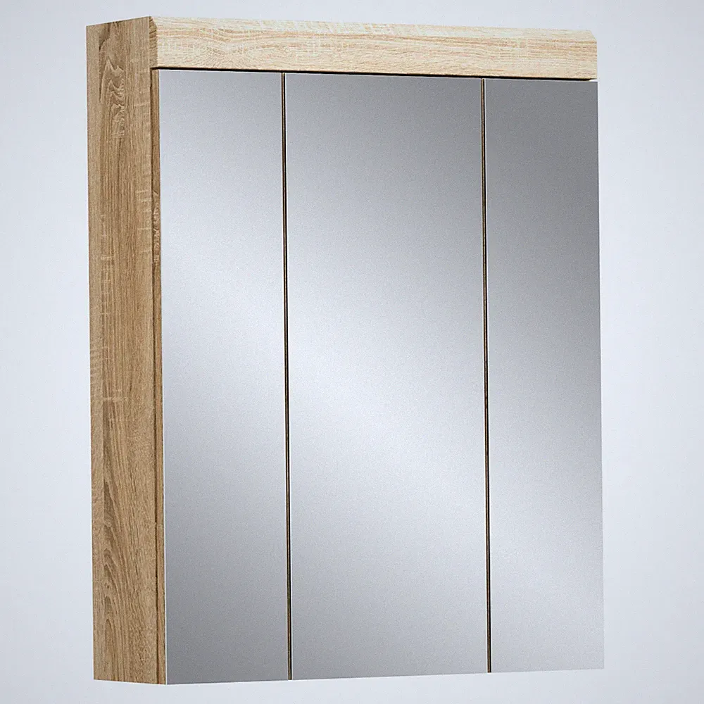 Spiegelschrank LAMBADA - Sonoma Eiche - 60 cm