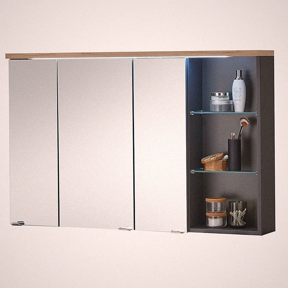 110 cm Spiegelschrank