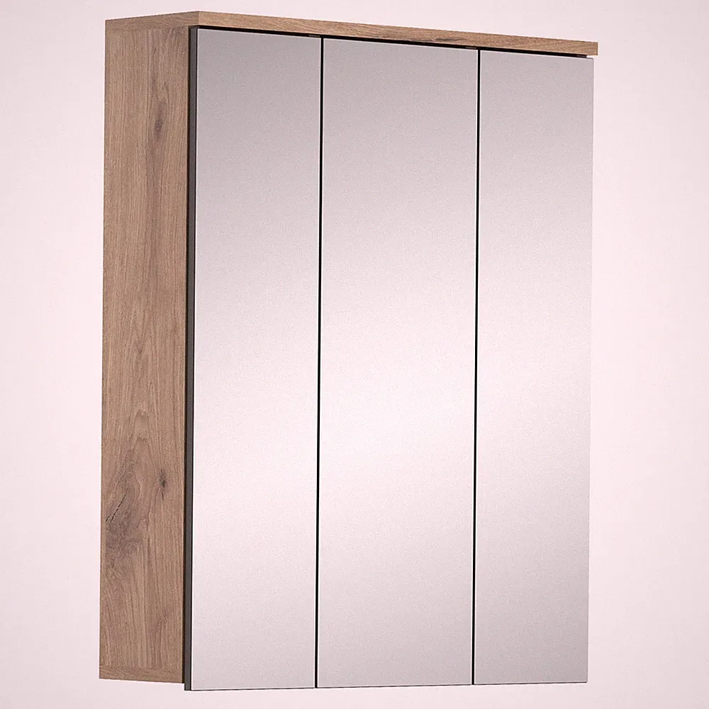 Spiegelschrank MASON - Nox Oak - Basalt grau - 60 cm