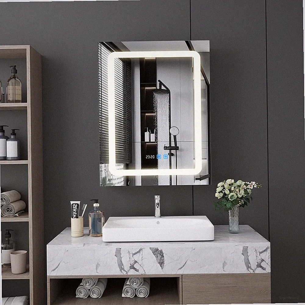 Spiegelschrank mit Beleuchtung LED Badezimmerschrank Badschrank Wandschrank Bad