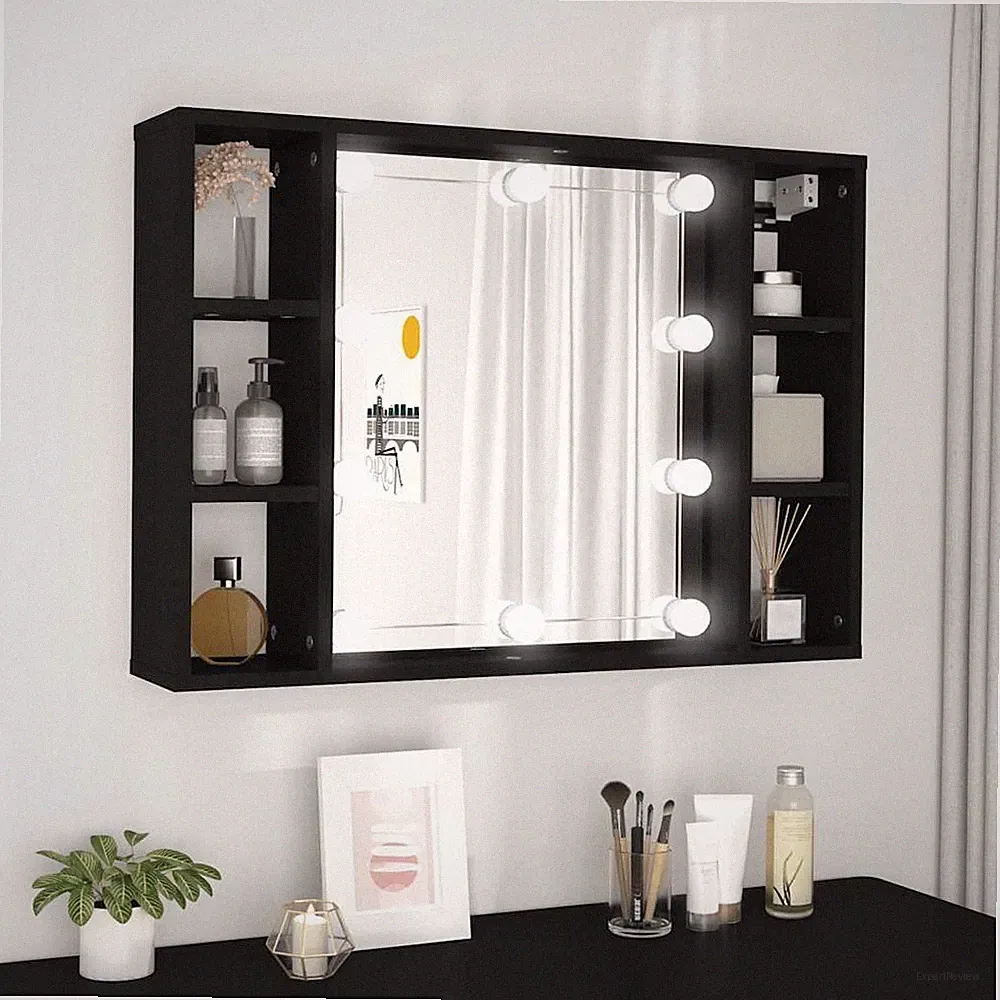 Spiegelschrank mit LED Badschrank Badspiegel Badezimmer Hängeschrank vidaXL