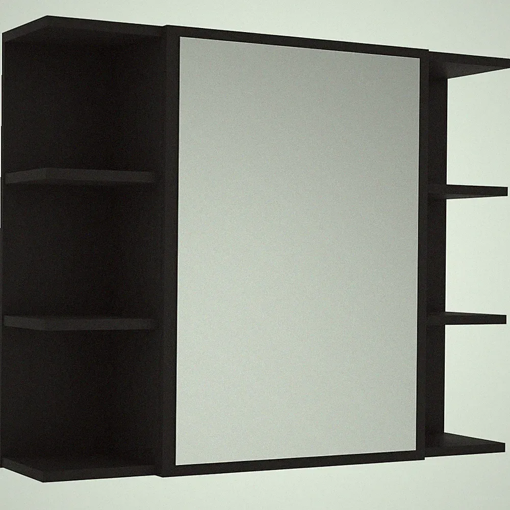 Spiegelschrank mit Türen & Spiegel Bad Badezimmer Badschrank Badezimmerspiegel
