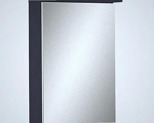 Spiegelschrank Möbelpartner Jesper 50,4 x 15,9 x 72,3 cm nachtblau 1-türig LED