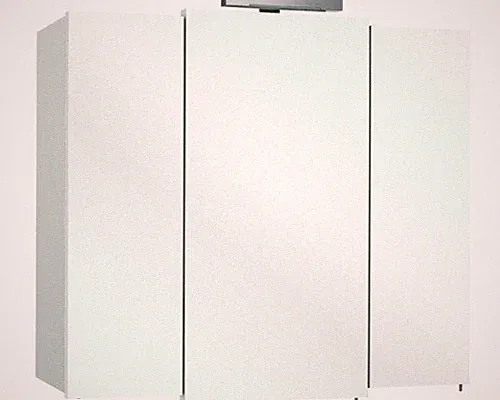 Spiegelschrank Pelipal 83 x 20 x 73 cm weiß hochglanz 3-türig LED IP 44