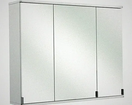 Spiegelschrank Pelipal 90 x 20 x 73 cm weiß hochglanz 3-türig IP 33
