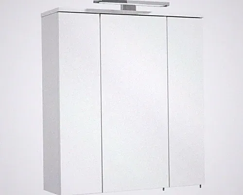 Spiegelschrank Pelipal Gela 65 x 20 x 72 cm weiß 3-türig LED IP 44