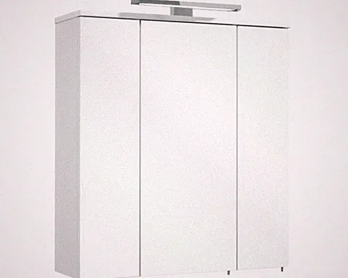 Spiegelschrank Pelipal Gela 65 x 20 x 72 cm weiß 3-türig LED IP 44