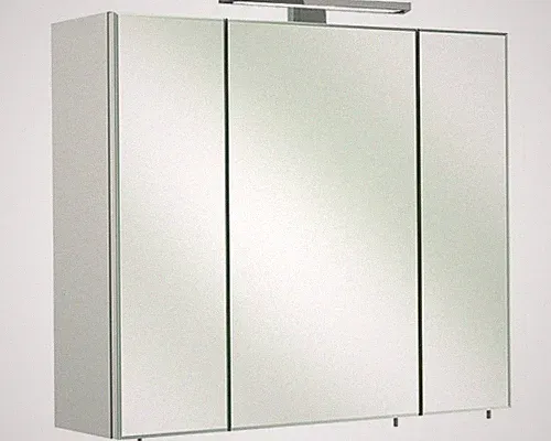 Spiegelschrank Pelipal Grado 70 x 20 x 60 cm weiß 3-türig LED IP 44