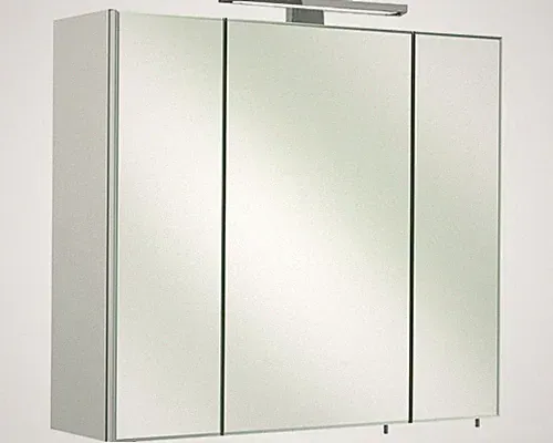 Spiegelschrank Pelipal Grado 70 x 20 x 60 cm weiß 3-türig LED IP 44