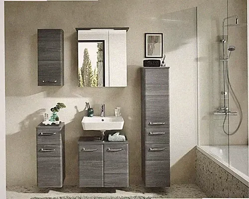 Spiegelschrank Pelipal Quickset 328 60 x 20 x 72 cm graphit struktur quer