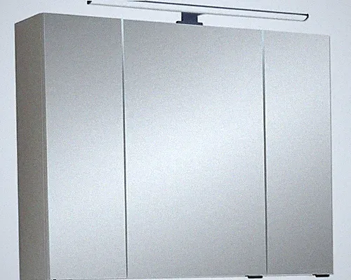 Spiegelschrank Pelipal Quickset 500 80 x 20 x 64 cm kaschmir 3-türig LED IP 44