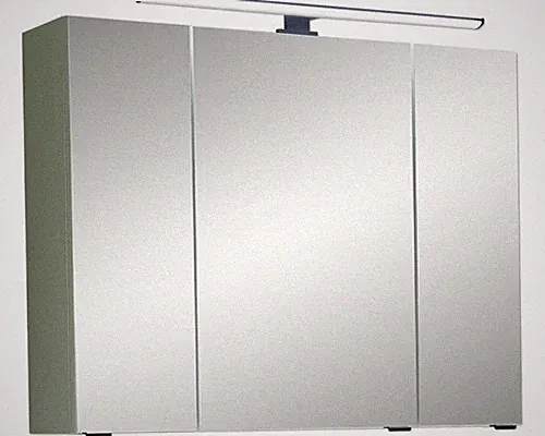 Spiegelschrank Pelipal Quickset 500 80 x 20 x 64 cm salbei 3-türig LED IP 44