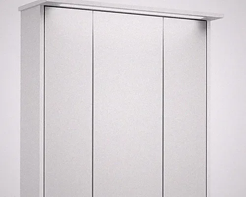 Spiegelschrank Pelipal xpressline 3261 75 x 16 x 72 cm weiß 3-türig LED
