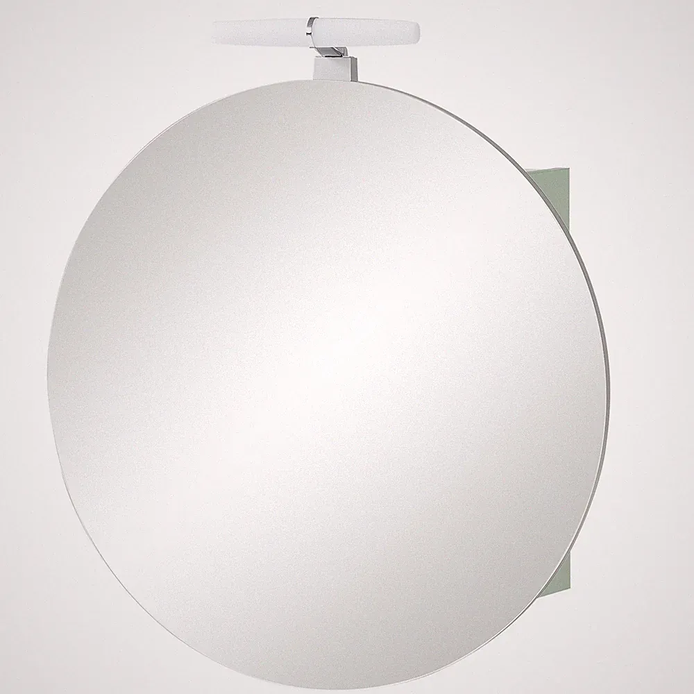 Spiegelschrank - pistazie - 65 cm - mit Beleuchtung