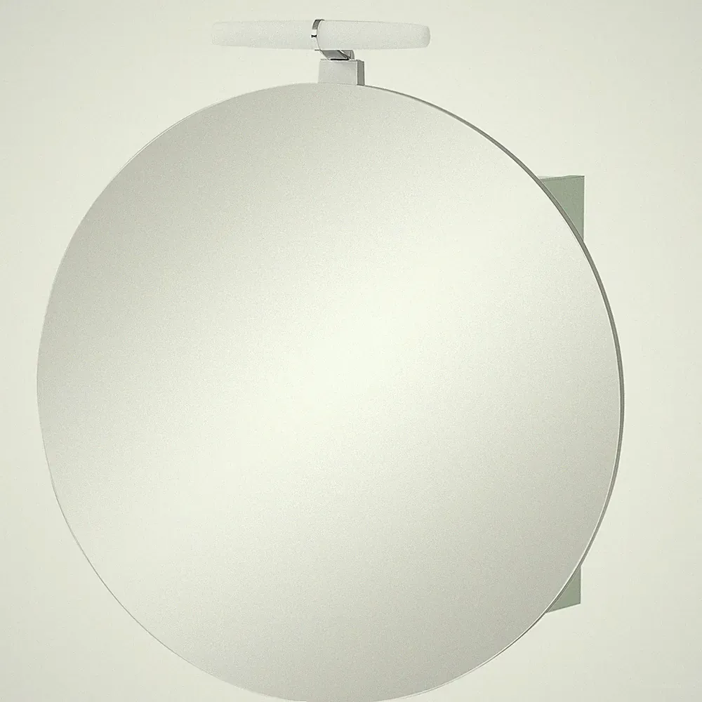 Spiegelschrank - pistazie - 65 cm - mit Beleuchtung