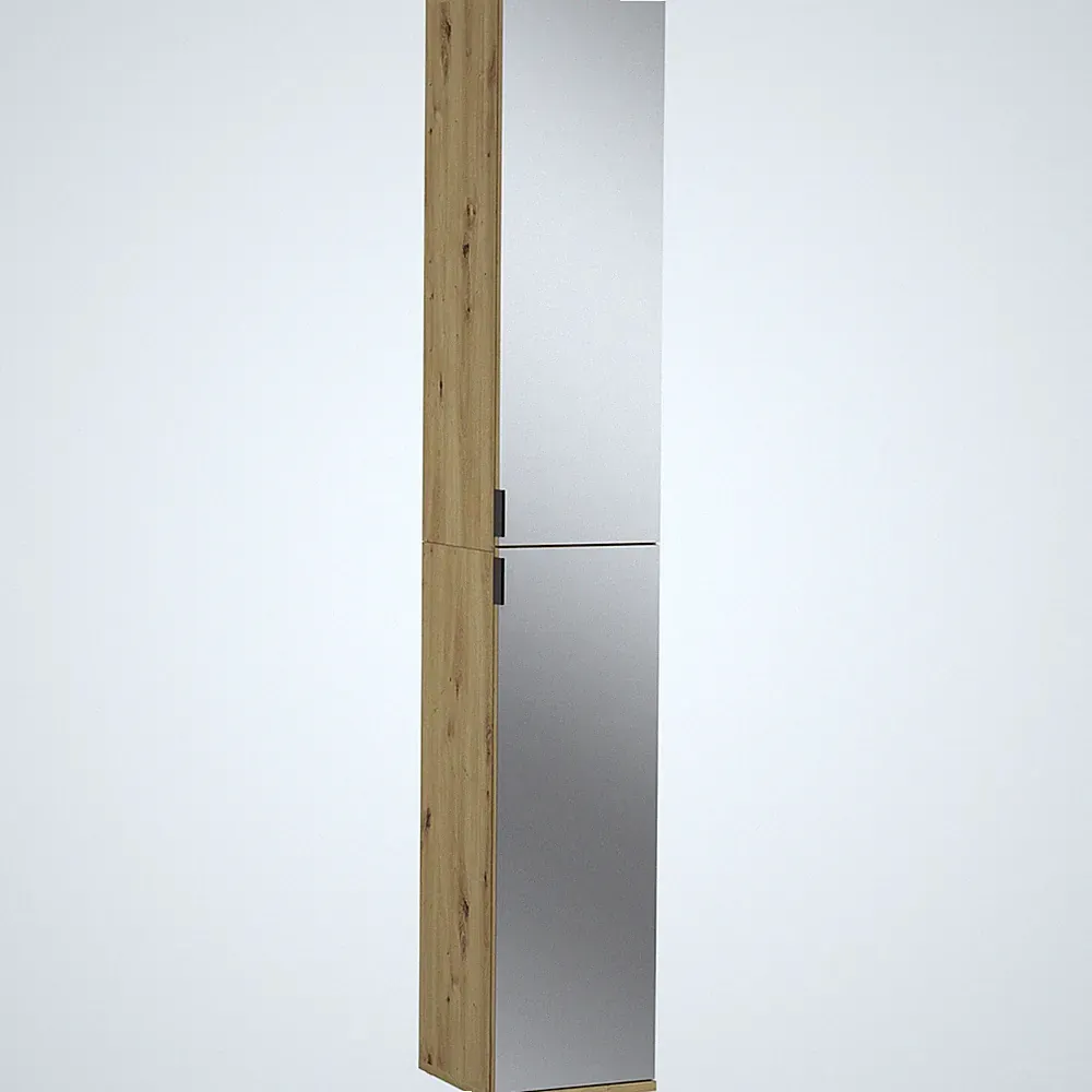 Spiegelschrank PROJEKT X - Artisan Eiche - 30 cm Kleiderschrank Schrank