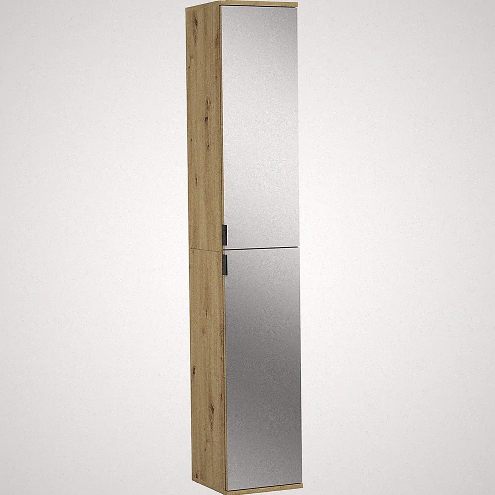Spiegelschrank PROJEKT X - Artisan Eiche - 30 cm Kleiderschrank Schrank