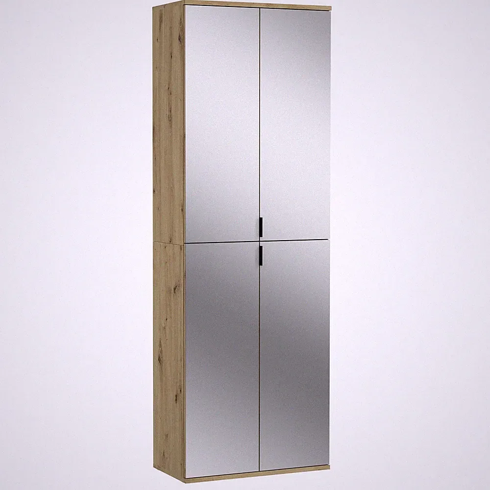 Spiegelschrank PROJEKT X - Artisan Eiche - 61 cm Kleiderschrank Schrank