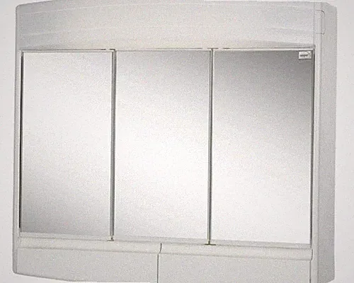 Spiegelschrank Sieper Topas 60 x 18 x 53 cm weiß 3-türig LED IP 20