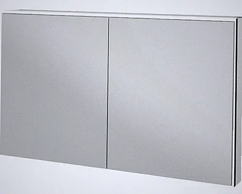 Spiegelschrank SPACE 120x70cm, LED verspiegelt schwarz