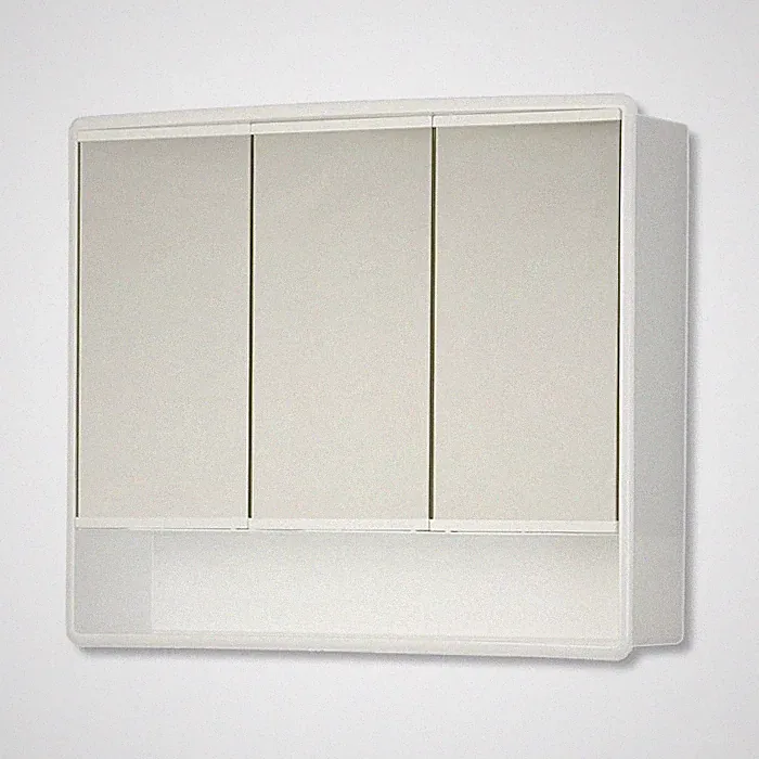 Spiegelschrank - weiß - 58 cm breit