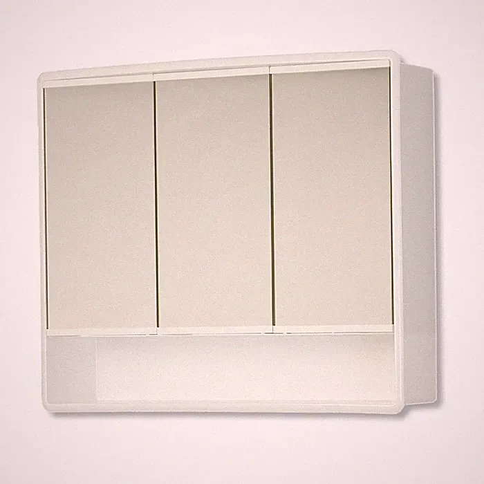 Spiegelschrank - weiß - 58 cm breit