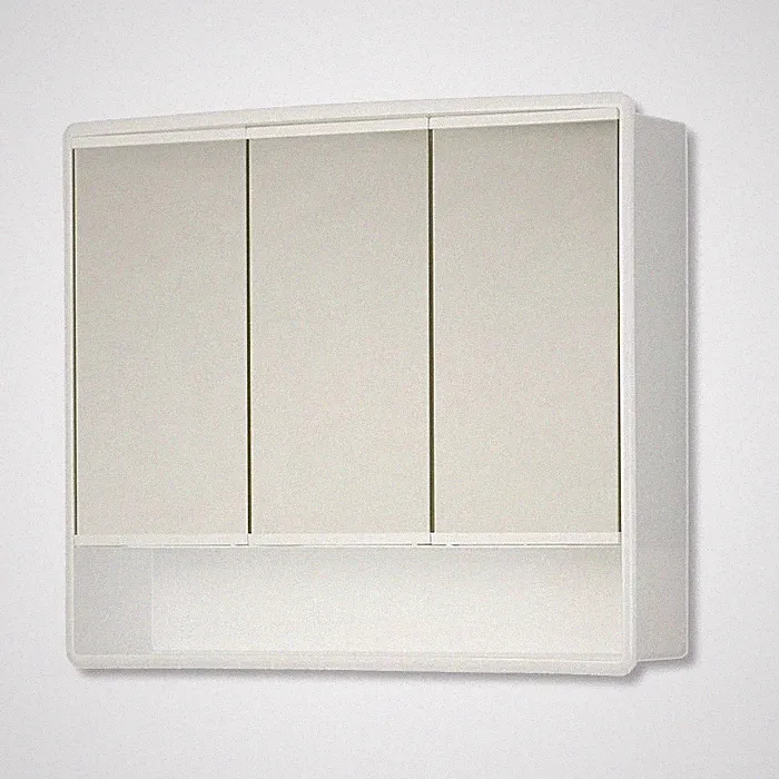 Spiegelschrank - weiß - 58 cm breit
