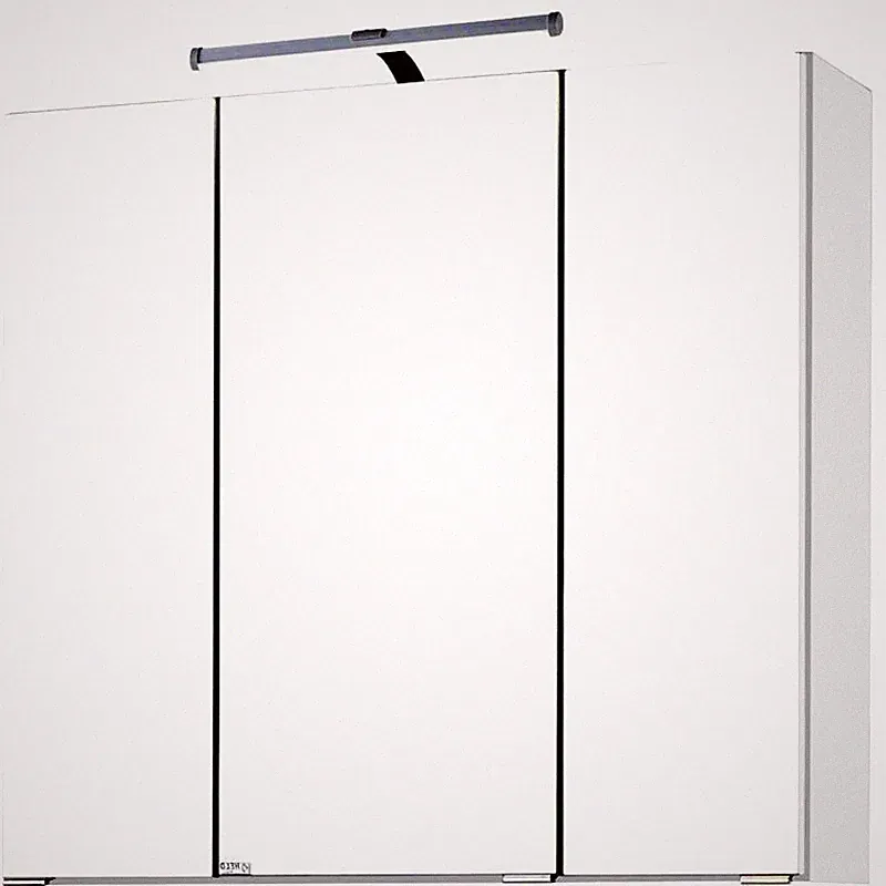 Spiegelschrank weiß 70cm LED Beleuchtung Steckdose Badezimmerschrank Badspiegel