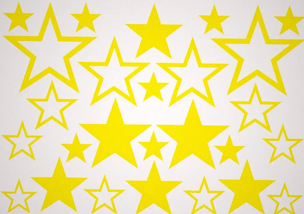 STERNE AUFKLEBER Sticker Stars Deko Auto Laptop Spiegel Fliesen Möbel Bad Küche