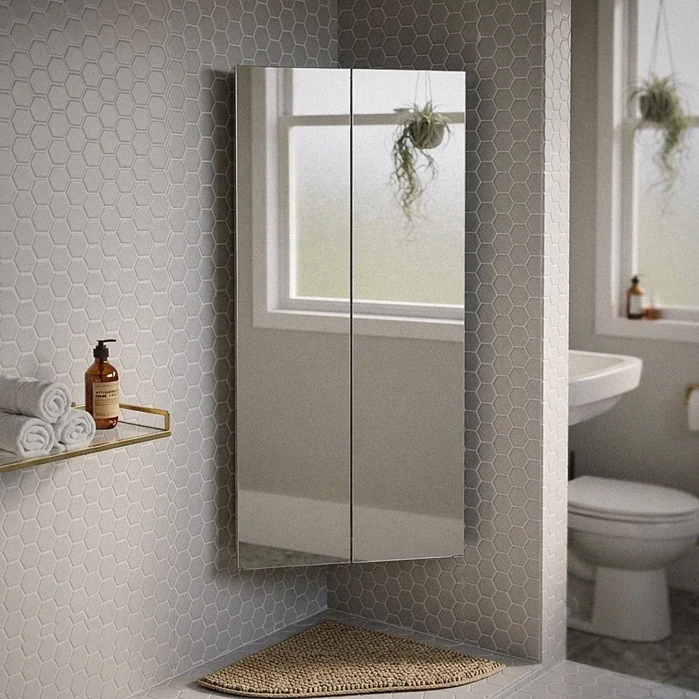Für kleine Bäder Spiegelschrank