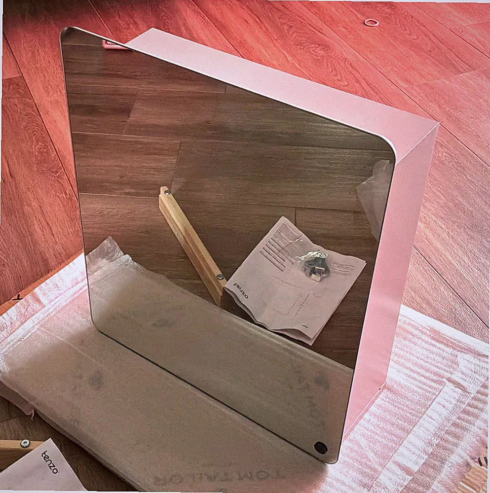 Tom Tailor Spiegelschrank Wandmontage 58x50x16cm Rosa Spiegel Hängeschrank