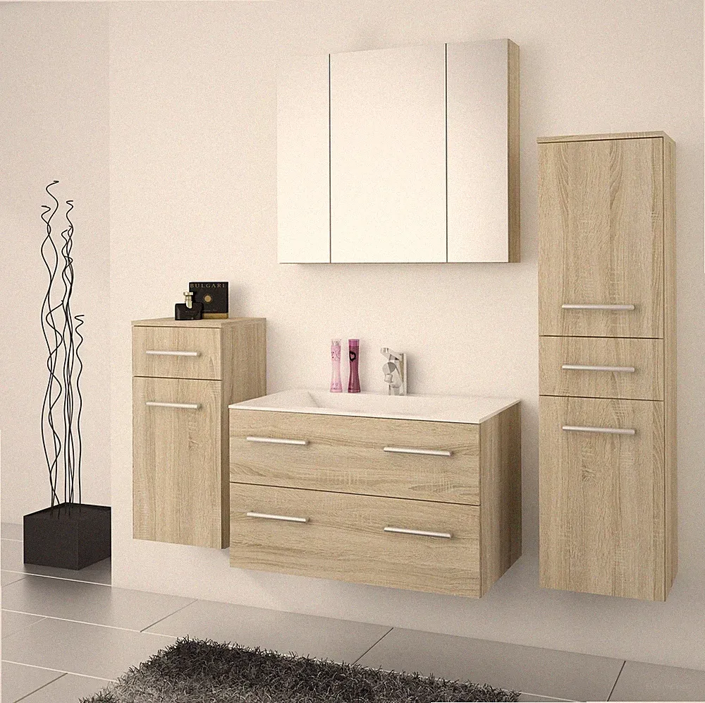 5 Fächer Badmöbel-Set