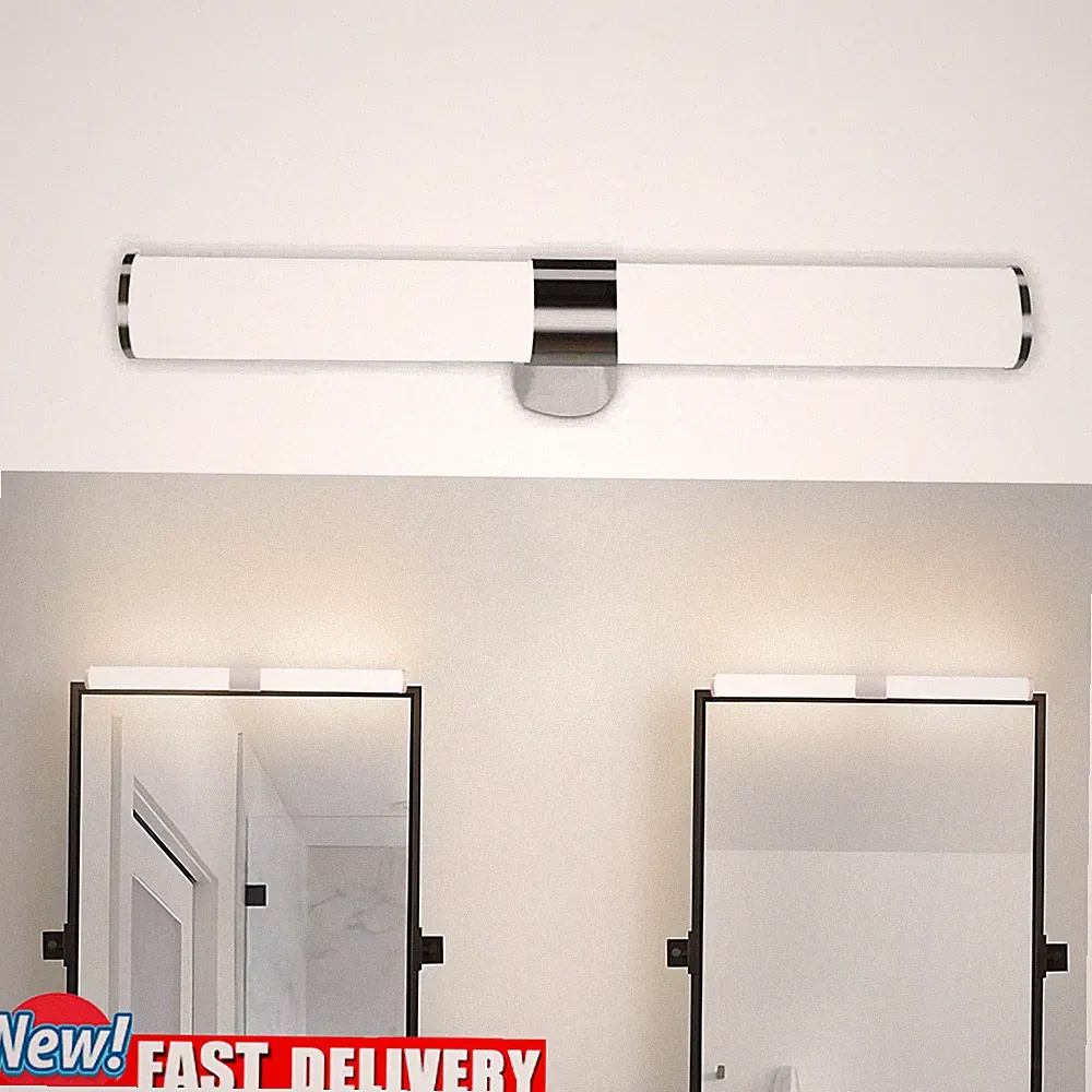 Ultraflache 40 cm LED‑Wand‑Spiegelleuchte IP44 für Bad und Küche Spiegelschrank