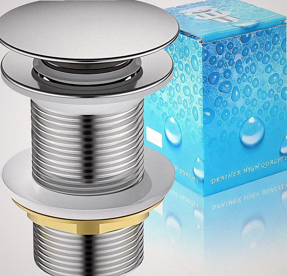 Universal Ablaufgarnitur Für Waschbecken & Waschtisch Modernes Pop-Up Click Clac