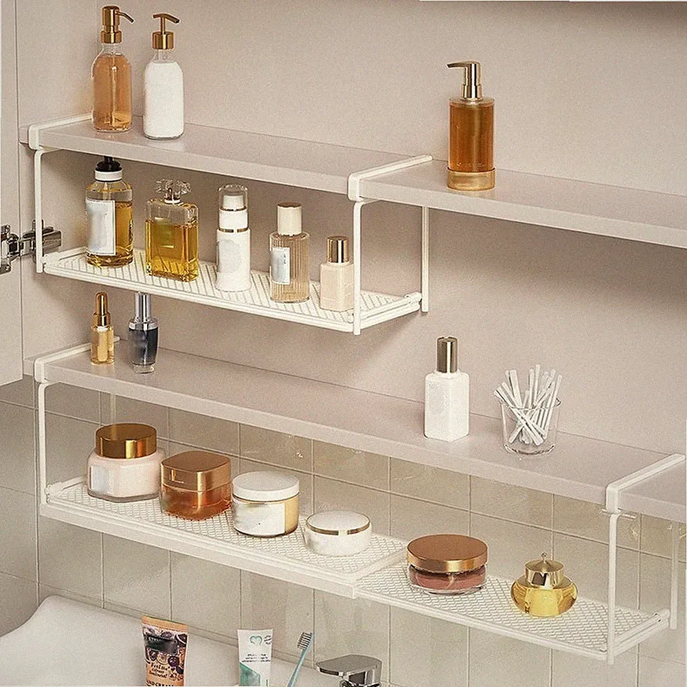Verstellbares Badezimmerschrank-Regal Für Spiegelschrank, Eisen