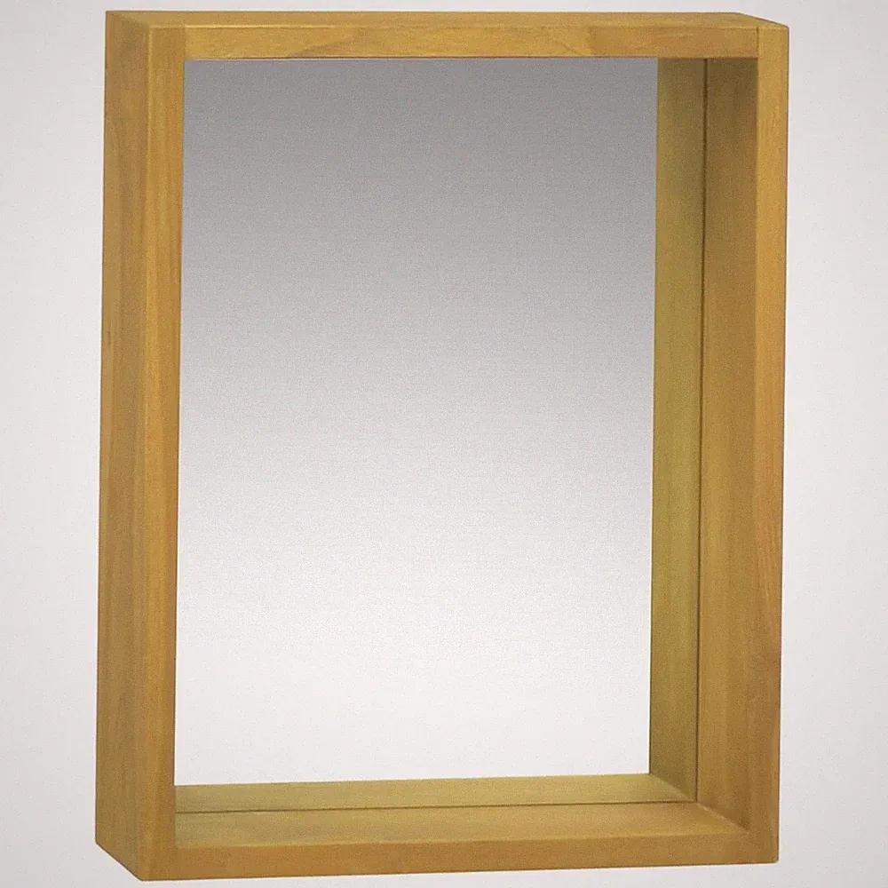 VidaXL Spiegelschrank 30x10x40 Cm Massivholz Teak