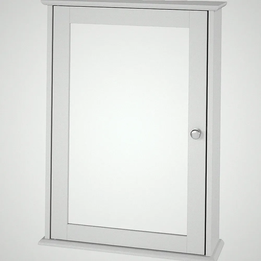 Vielseitiger Badspiegel Hängeschrank mit robustem MDF und Kratzfester Oberfläche