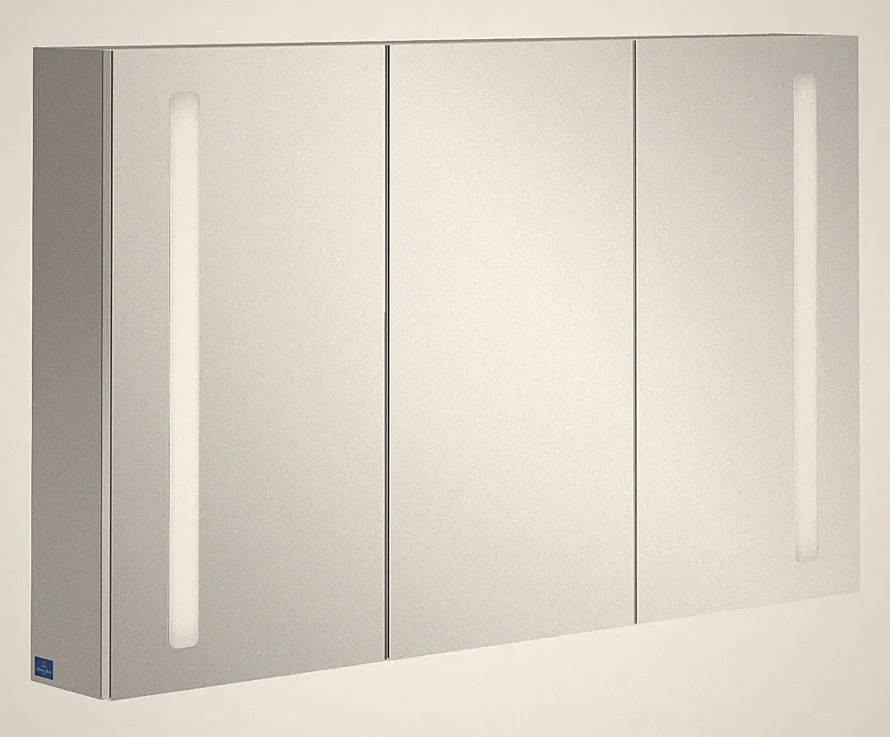 Villeroy & Boch My View 14 Vorbau-Spiegelschrank 3 Türen mit Beleuchtung (2x...