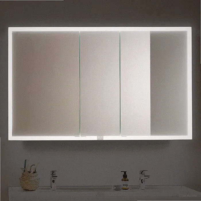 Villeroy & Boch My View Now Einbau-Spiegelschrank 130 cm, 3 Türen, mit