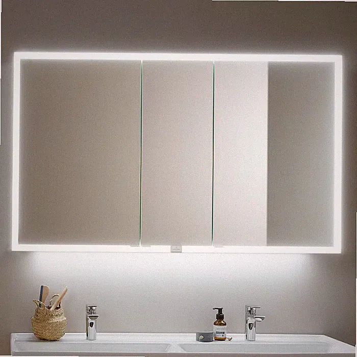 Villeroy & Boch My View Now Vorbau-Spiegelschrank 130 cm, 3 Türen, mit