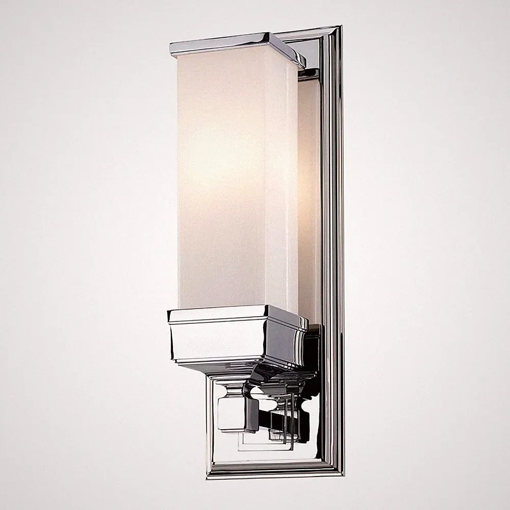 Wandlampe Leuchte Badezimmerlampe LED Spiegelleuchte chrom Flurleuchte Glas IP44