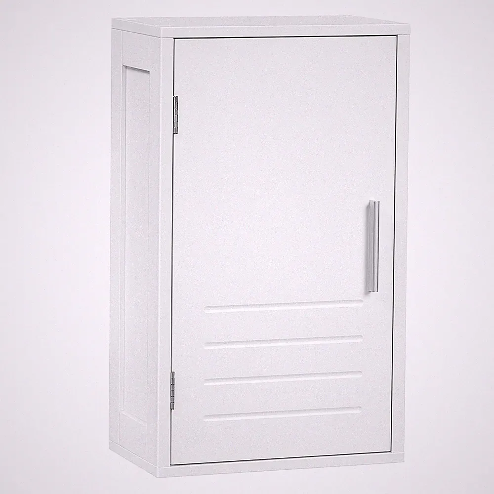Wandschrank Badezimmer, Toilettenschrank, mit 1 Tür, Regal