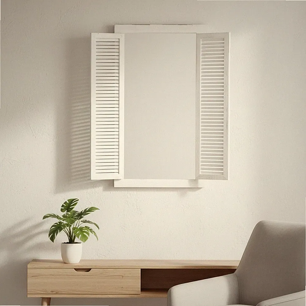Shabby Chic Spiegelschrank Bad