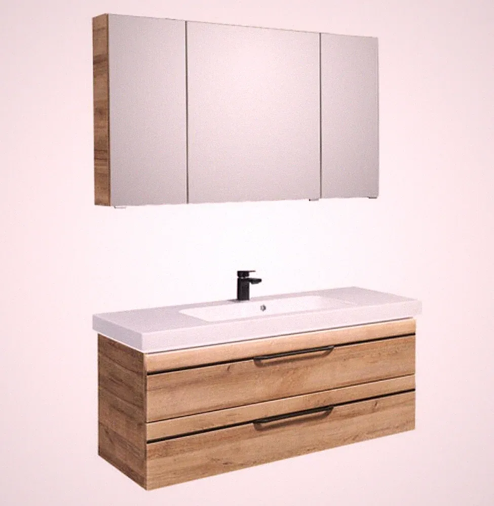 Waschbeckenunterschrank Mit Spiegelschrank