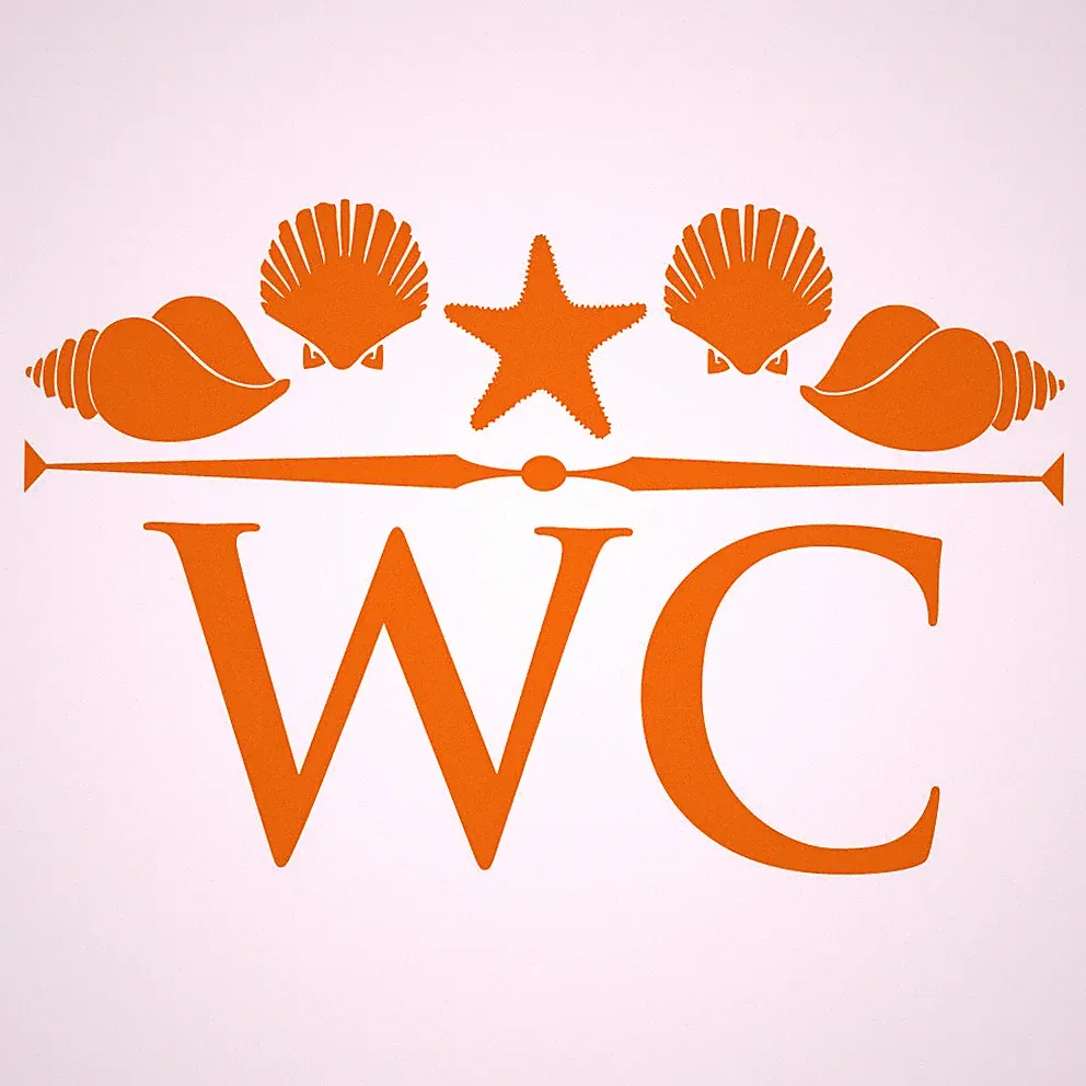 WC SCHRIFTZUG AUFKLEBER Deko Sticker Türe Bad Badezimmer Fliese Spiegel Maritim