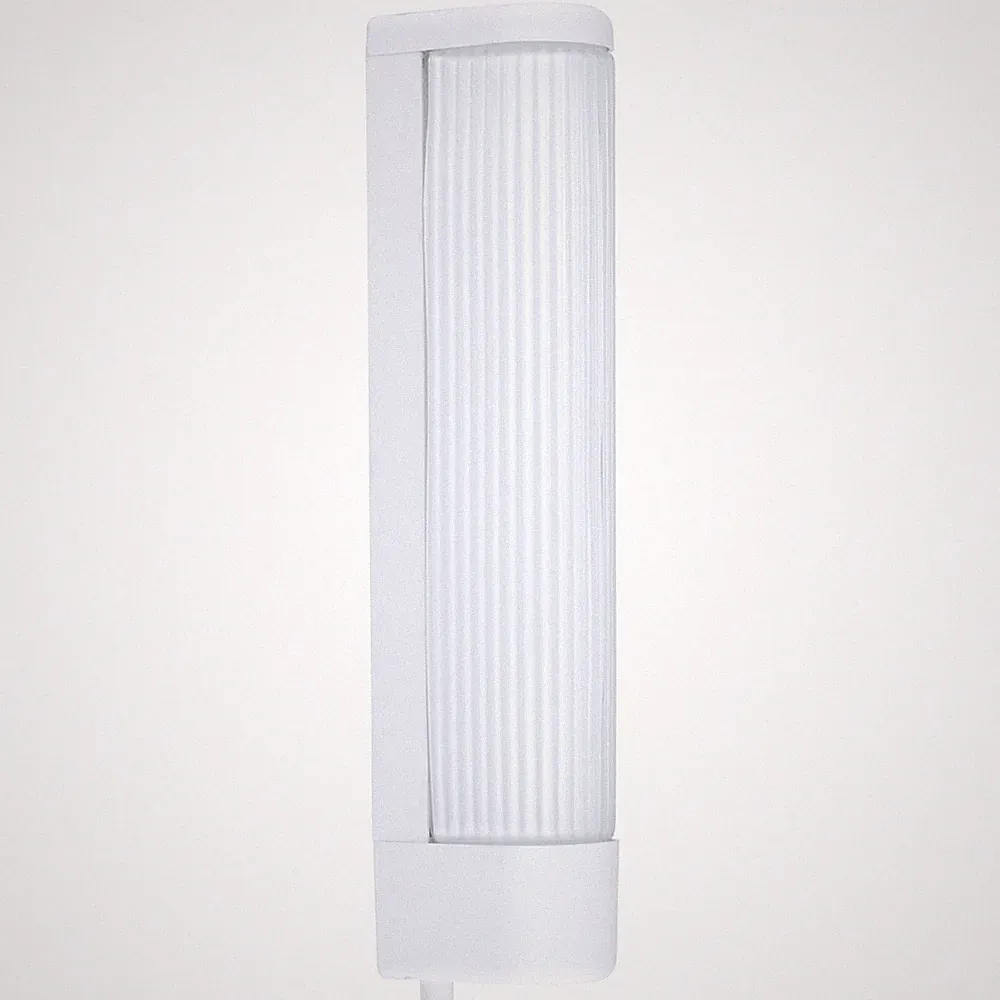 Weiß Badezimmerlampe Moderne Wandleuchte Leuchter 2x40W/E14 IP44 35x8x6 [cm]