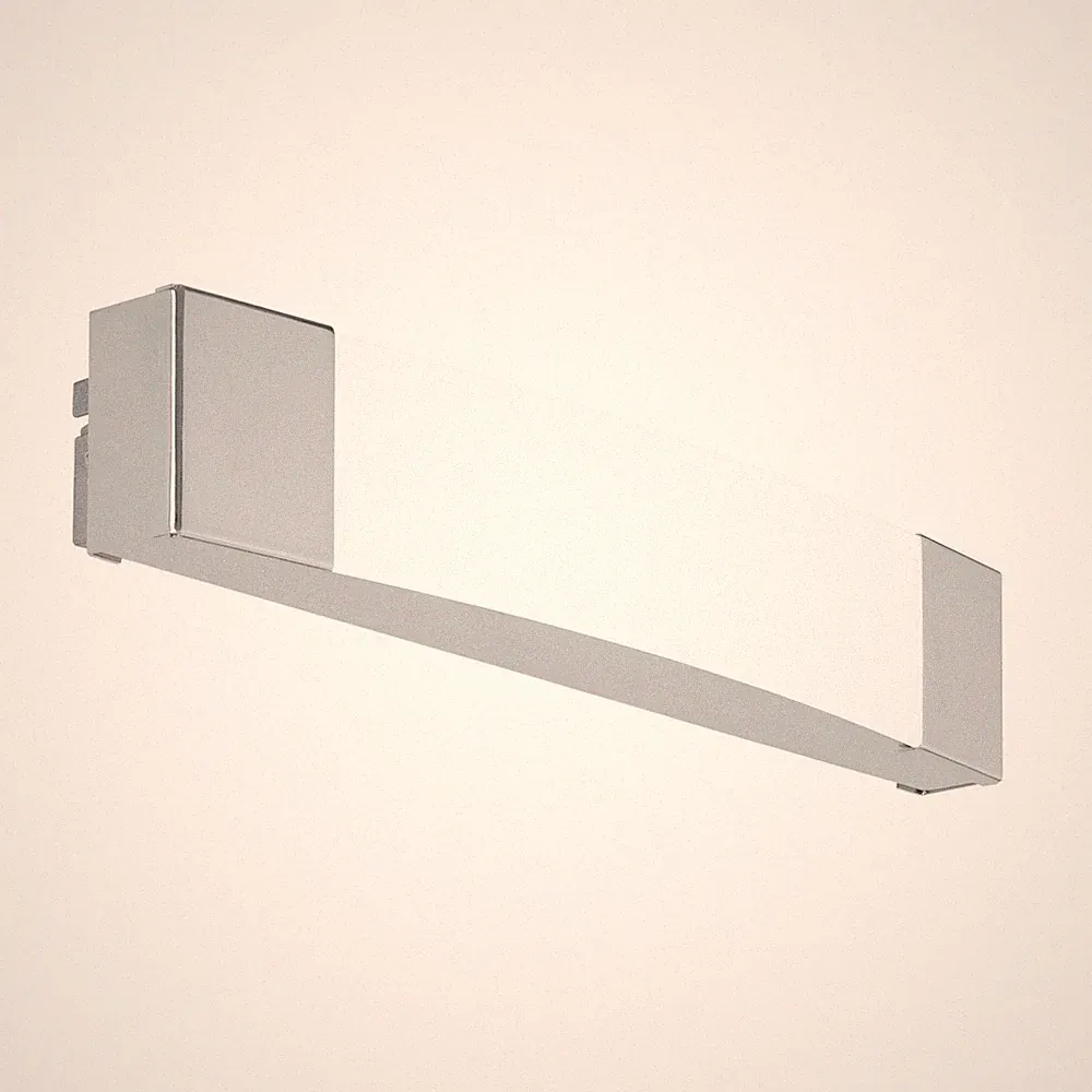 Weiß Chrom Moderne Wandleuchte Leuchter 900lm 1x8,3W/LED 35x6x5,5 [cm]